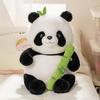 Cute Panda Plush Doll Soft Stuffed Animal Mascot Hugging Pillow Cartoon Panda
