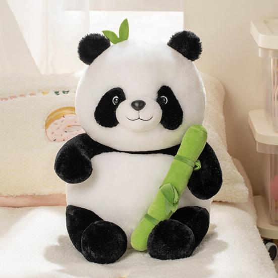 Cute Panda Plush Doll Soft Stuffed Animal Mascot Hugging Pillow Cartoon Panda