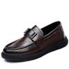 Spring and Summer Men's Shoes New Business Casual Comfortable Versatile Foot Suit Formal Men Breathable One Pedal Hollow Leather Shoes