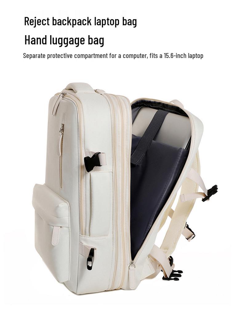 Lightweight Large-Capacity Backpack for Men & Women - Versatile for Business Trips, Short Travel, & Students