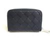 Authentic BOTTEGA VENETA Intrecciato Black Leather Zipped Card Case Coin Purse #a462  Refurbished