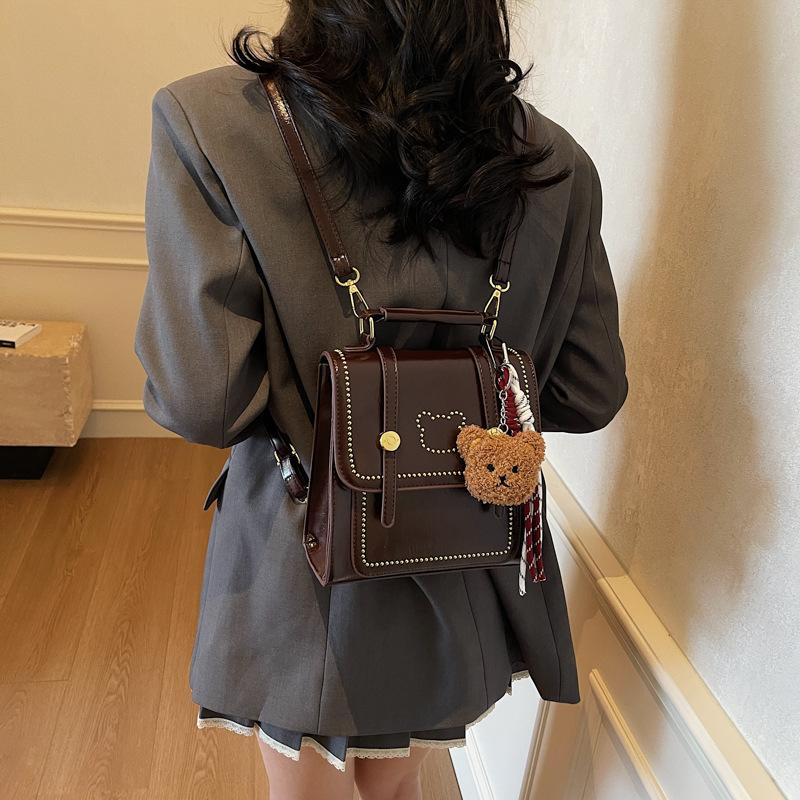 Large-capacity Tote Bag Women's New Fashionable Versatile Contrasting Color Shoulder Bag Underarm Bag Casual Class Commuter Bag