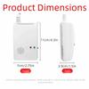 Wall Mounted Combustible Gas Leak Alarm Compact Natural Gas Alarm Sensor  Home Security