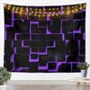 Rote und Schwarze Wandteppich Geometrische Wandkunst Moderne Abstrakte Kunst Wandbehang Decke für Wohnzimmer Schlafzimmer Luxuriöse Heimdekoration