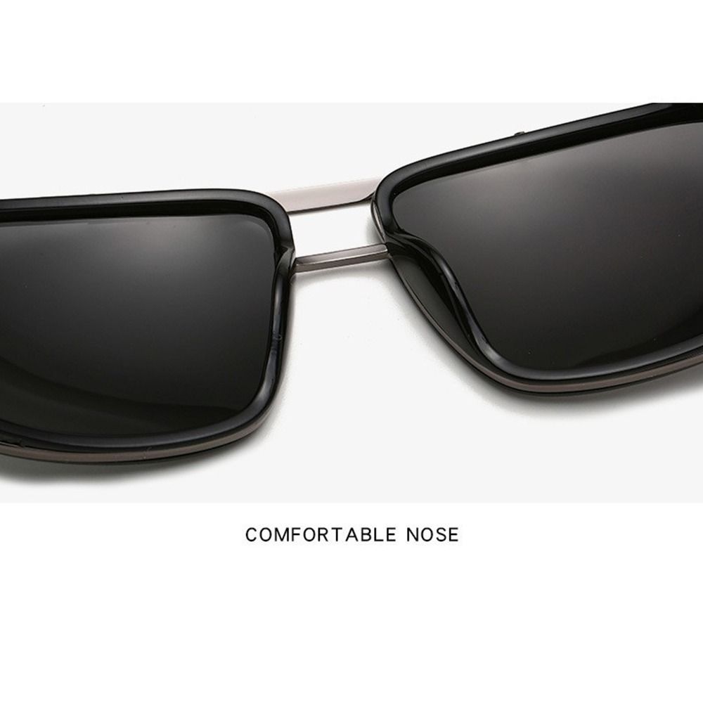 Luxury Double Bridge Shades Classic Metal Frame Sun Glasses Steam Punk Eyewear for Outdoor Driving