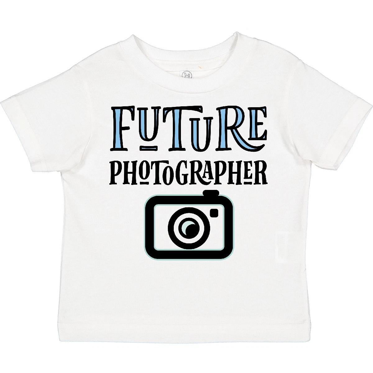 Inktastic Future Photographer Childs Camera Toddler T-Shirt Photography Job Kid 100