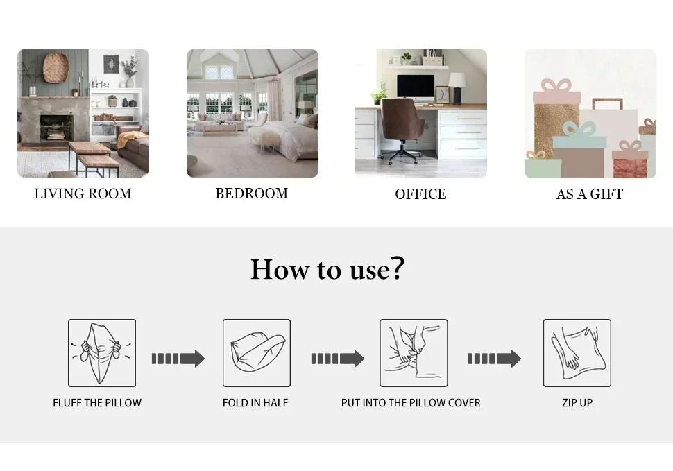 2D Flat- Vintage Boho Tiger Floral Throw Pillow Cover Red Decorative Cushion Case For Home Living Room Bedroom Sofa