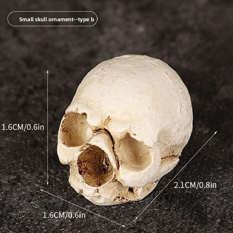 

Halloween Skull Decor Miniature Resin Figurine For Party And Gift Giving Style B