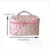 Shiny Pearl Star Makeup Bag Cute Zipper Cosmetic Organizer Women Portable Toiletry Case Female Cloth Handbag For Girls