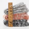 5/10 Pairs Comfortable Casual and Versatile Autumn Winter Women's Socks Multi Color Retro Color Scheme Thickened Warmth Fleece Socks for Women