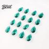 Water Drop Pendant 20Pcs Glass Set 2mm Hole Size Clear