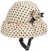 CAPOR Camellia Bicycle Helmet with Interchangeable Dot 154935 Hat, Small, Ivory,