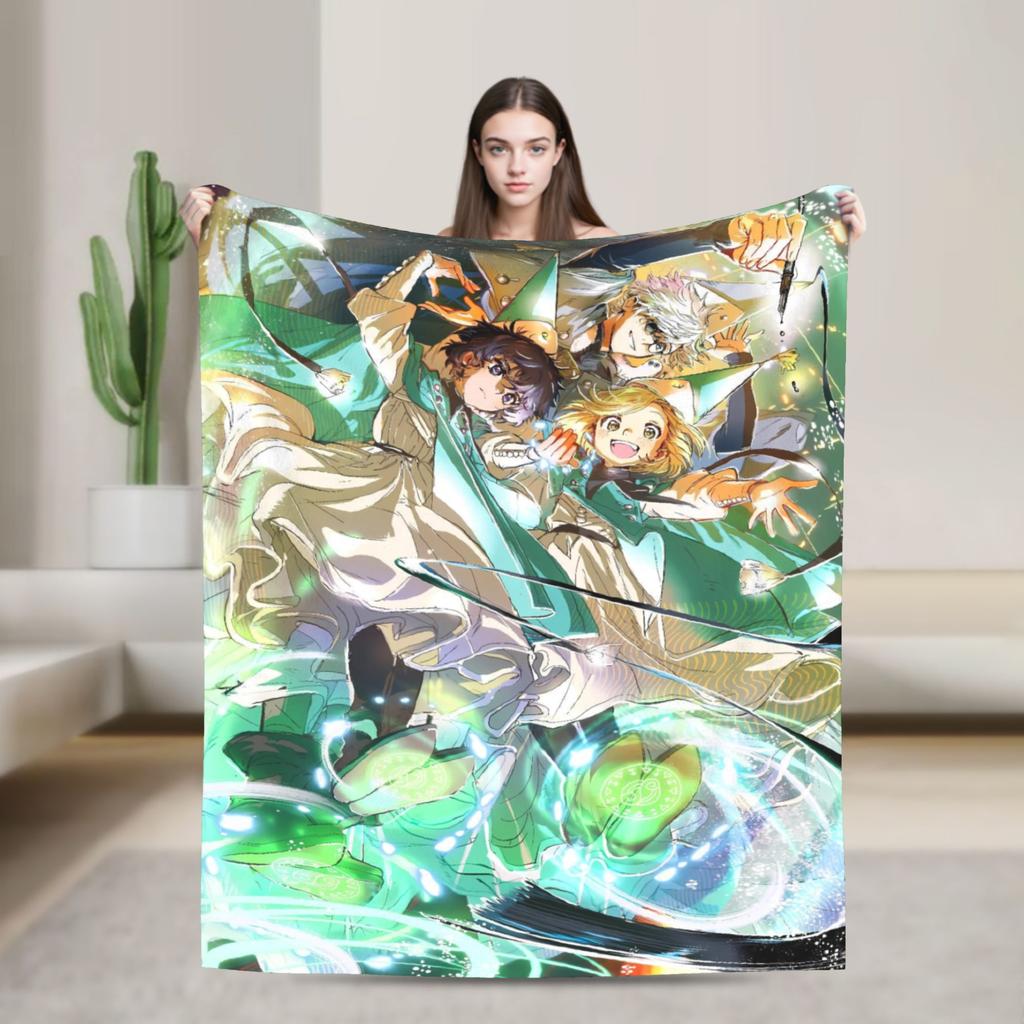 Witch hat atelier Super Soft Blanket Travel Plush Bedding Throws Fashion Couch Chair Flannel Bedspread Sofa Bed Cover