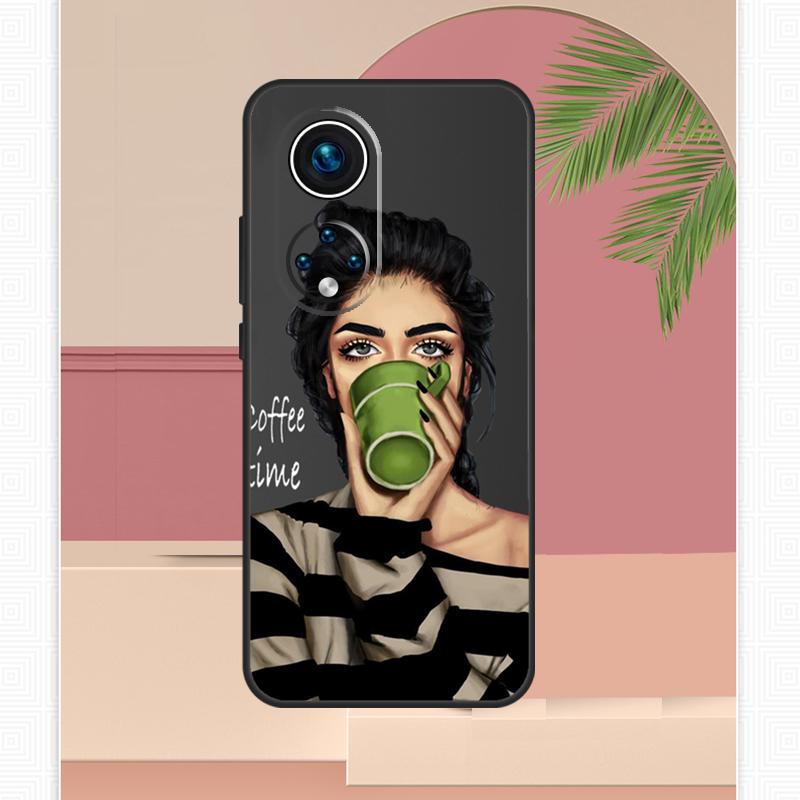 Fashion Girl Art Case For Honor Magic 7 Lite 5 6 8 Pro Honor 400 200 X9c X9b X9a X8b X8a X8c 50 70 90 Cover