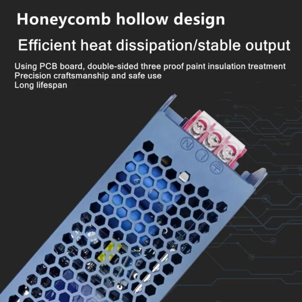 12V 24V LED napájecí zdroj 45W 60W 100W 200W 300W 400W Ultra tenký měnič AC/DC měnič LED Transformátor pro osvětlení LED pásků