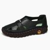 Women's Handmade Stitching Flat Sandals - Soft Rubber Sole, Comfortable Loafers for Casual Wear