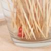 100Pcs Disposable Dessert Picks Heart Pattern Bamboo Barbeque Snacks Buffet Picks Indoor