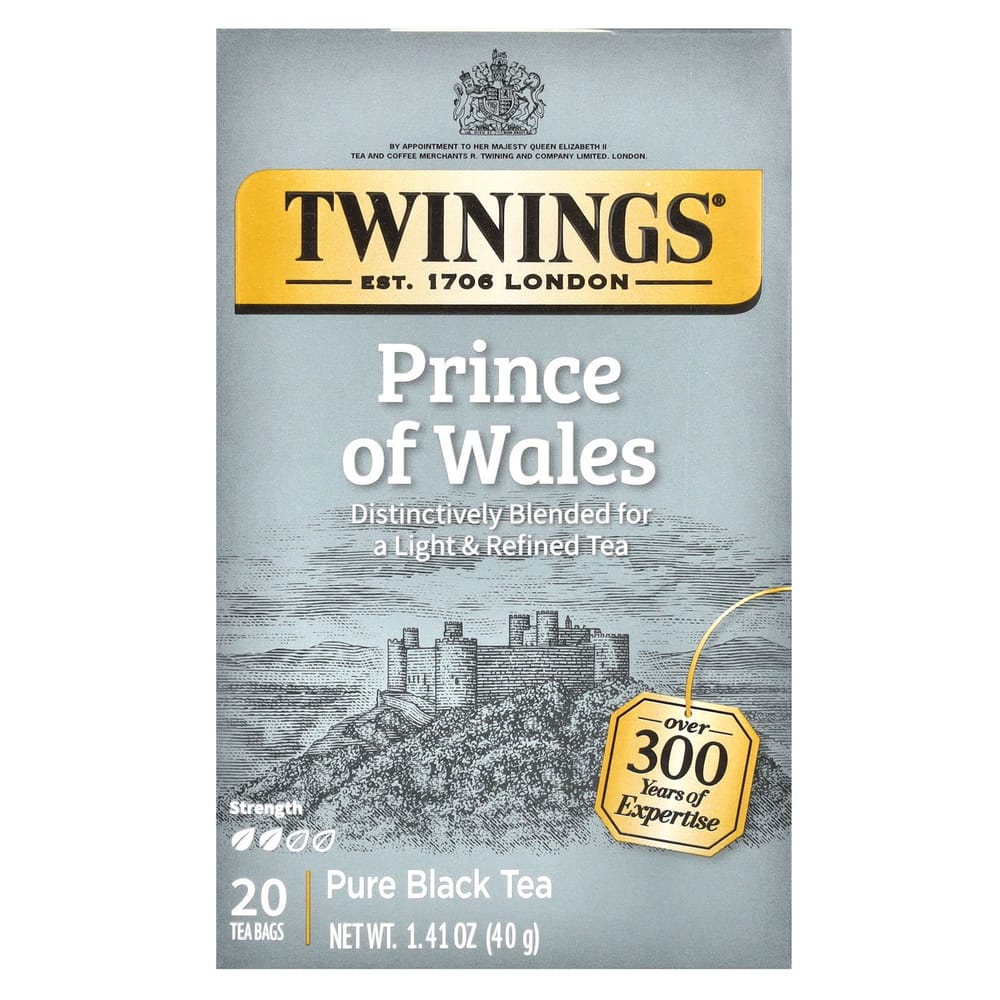 Twinings Prince of Wales Pure Black Tea, 20 Tea Bags, 40g (1.41oz)