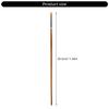 Long Handle Artist Paintbrush for Large Canvas Painting Wooden Grip Professional Nylon Bristles Multi Head Avaliable