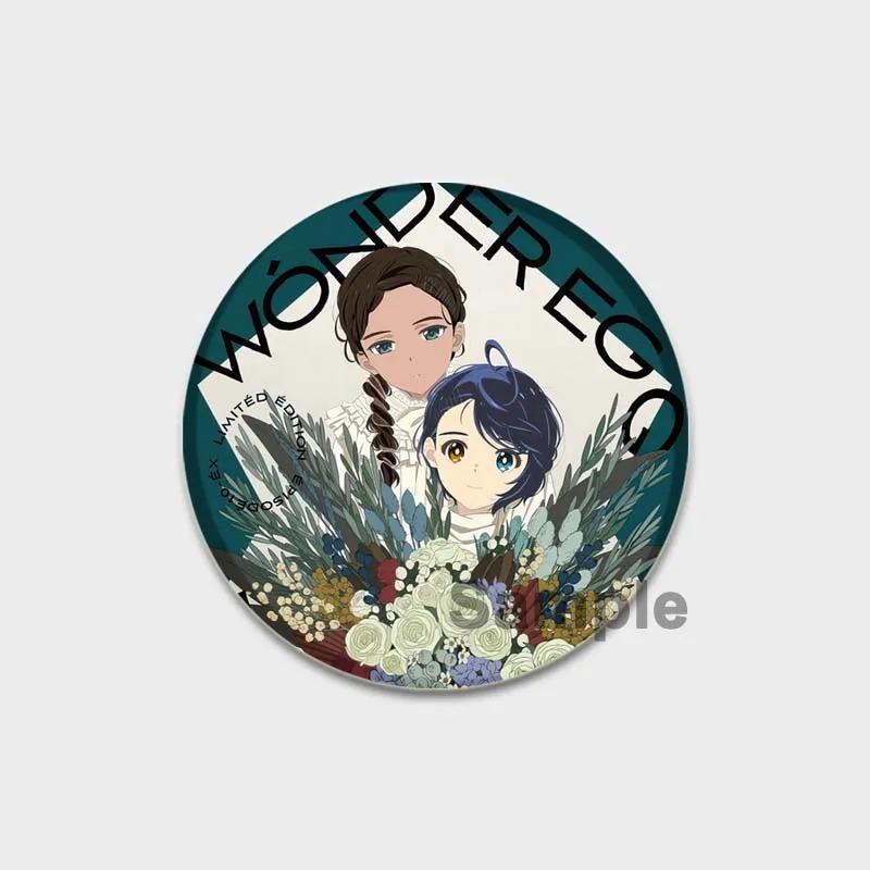 32/44/58MM Wonder Egg Priority Brooches, Cartoon Ohto Ai Cosplay Badge, Anime Brooch, Enamel Pin, Jewelry Accessories, Backpack Decoration