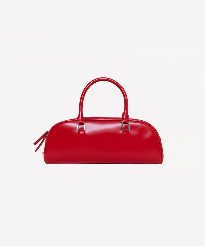 Prends Soin De Toi Half Moon Tote Bowling Bag Red
