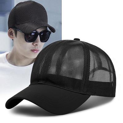 Summer Men Hat Openwork Brim Breathable Mesh Cap Outdoor Sports Sunscreen Baseball Women Sunhat