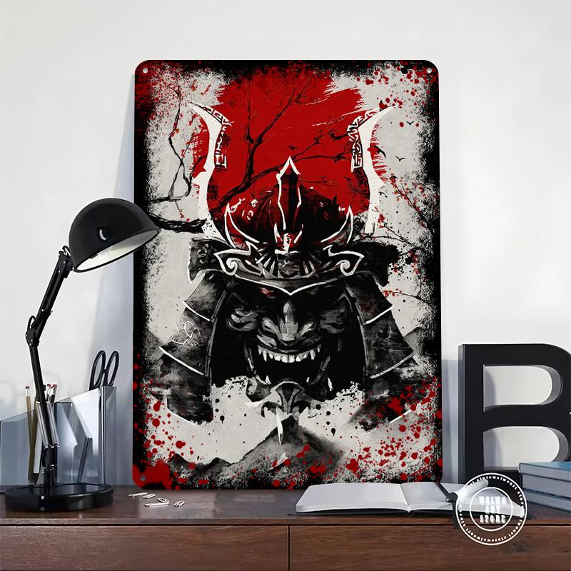 Kabuto Metal Poster Customized Wall Art Retro Vintage Tinplate Signs for Man Cave Modern Home Decoration Ornaments Office Decor