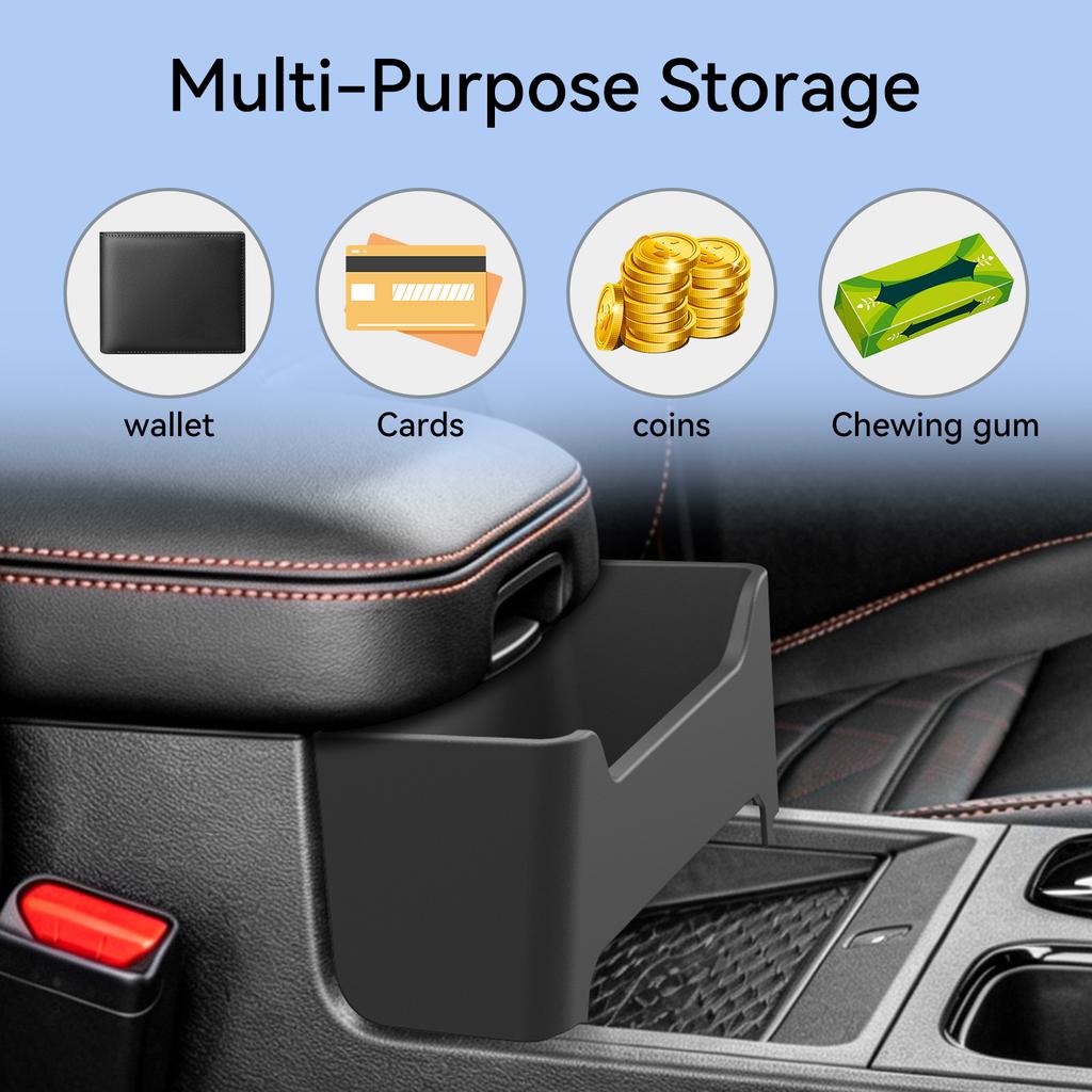Smabee for Nissan Frontier D41 2022-2026 Armrest Hanging Box Organizer Car Storage Box Accessories Organizer Tidying Tray