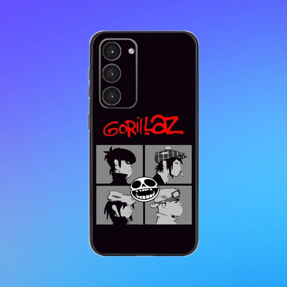 G-Gorillaz C-COOL Band Phone Case For Samsung A73,A72,A71,A70,A53,A52,A51 Black Soft Case Samsung a72