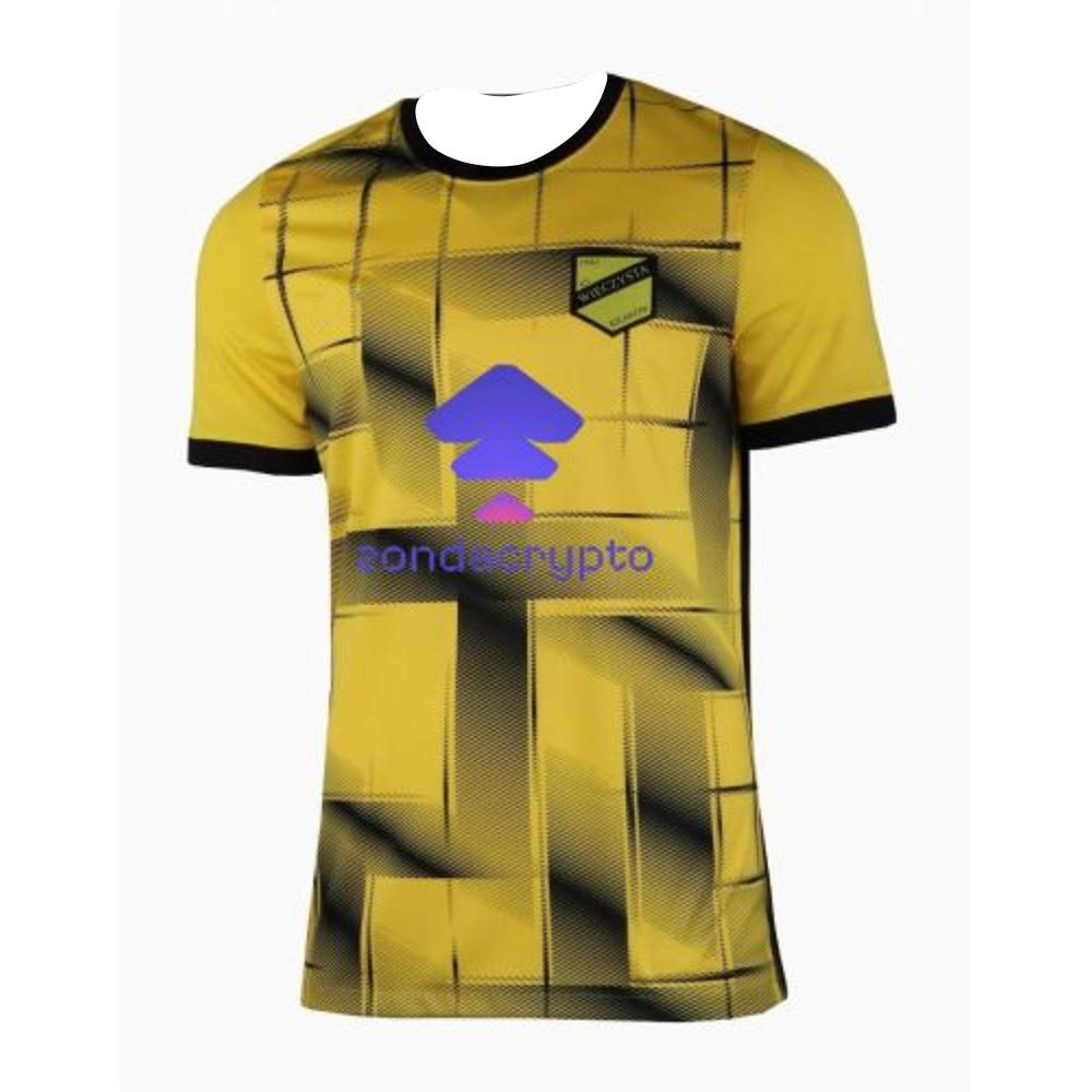 Camiseta de Manga Corta Edición Wieczysta Kraków Transpirable de Secado Rápido Camiseta Deportiva para Aficionados de la Liga Polaca