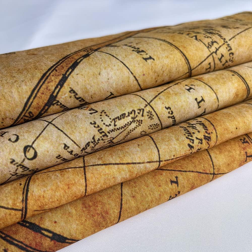 Tapiserie Starý světový mapový závěs na zeď pro kluky, Vintage pirátská mapa nástěnná dekorace Námořní mapa světa Tapiserie, Historický