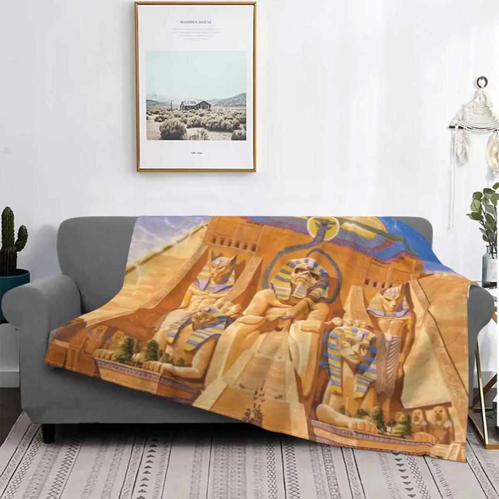Irons Maidens IRONMAIDEN BAND Decke Fleece Sommer Klimaanlage Multifunktion Super Weiche Kuscheldecke Sofa Bettbezüge