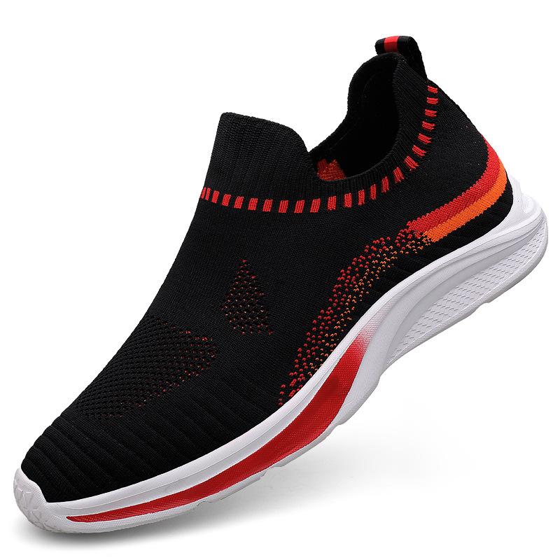 New style sports shoes with invisible height increase of 7cm, breathable mesh upper, running shoes with built-in height increase