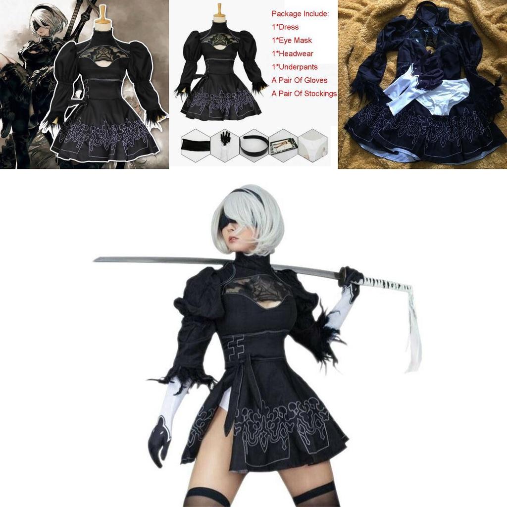 Premium Quality Nier Automata 2b Yorha No.2 Cosplay Outfit For Ultimate Fans