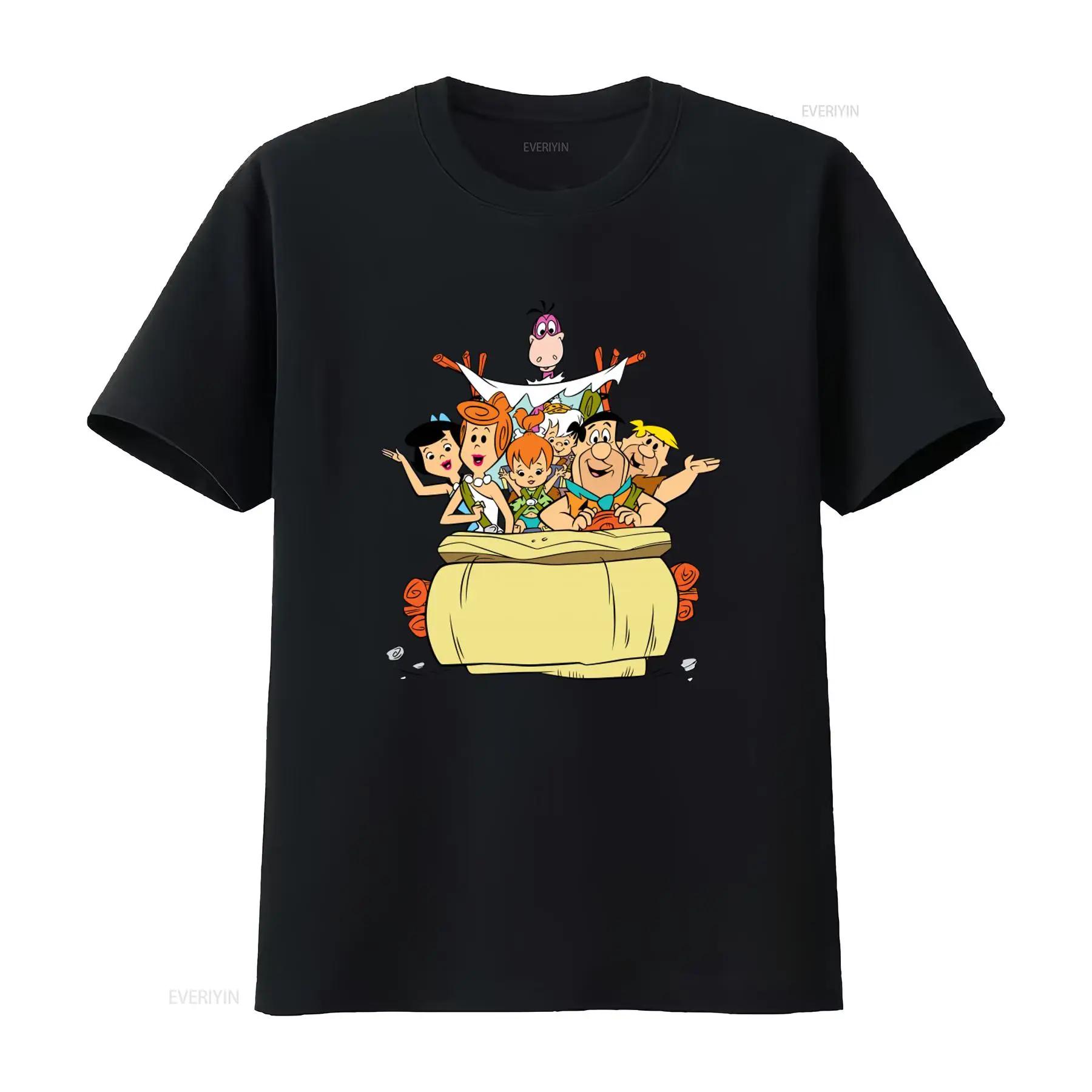 

1995 Vintage Flinstones Cartoon Promo T Shirt Sz Large by Hannah Barbera vintage Washed graphic homme Versatile streetwear - ... S разноцветный