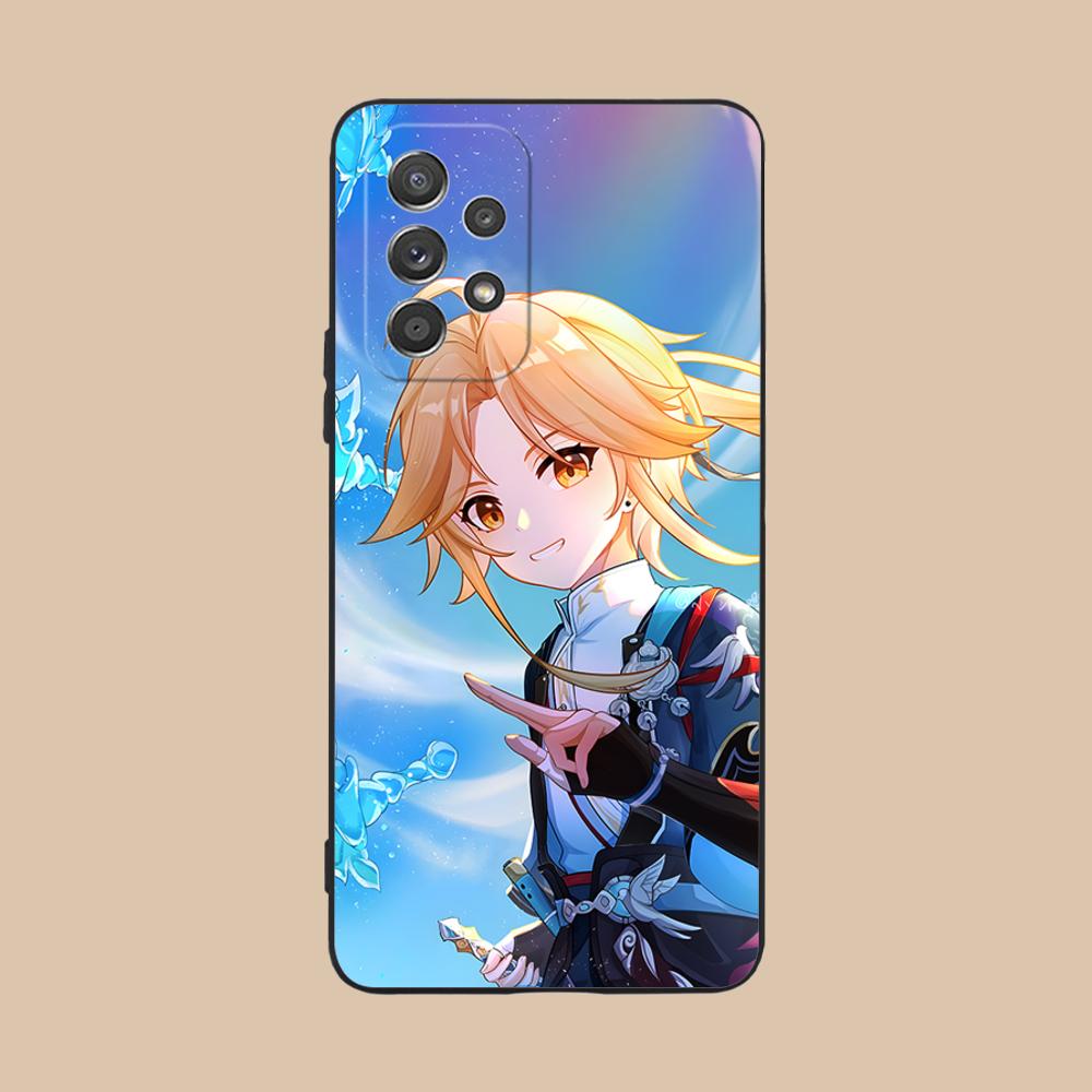 HSR Yanqing Matte TPU Mobile Phone Case for Samsung Galaxy M55 54 42 35 34 33 32 23 22 15 14 13 12 F55 5G Colorful Cover