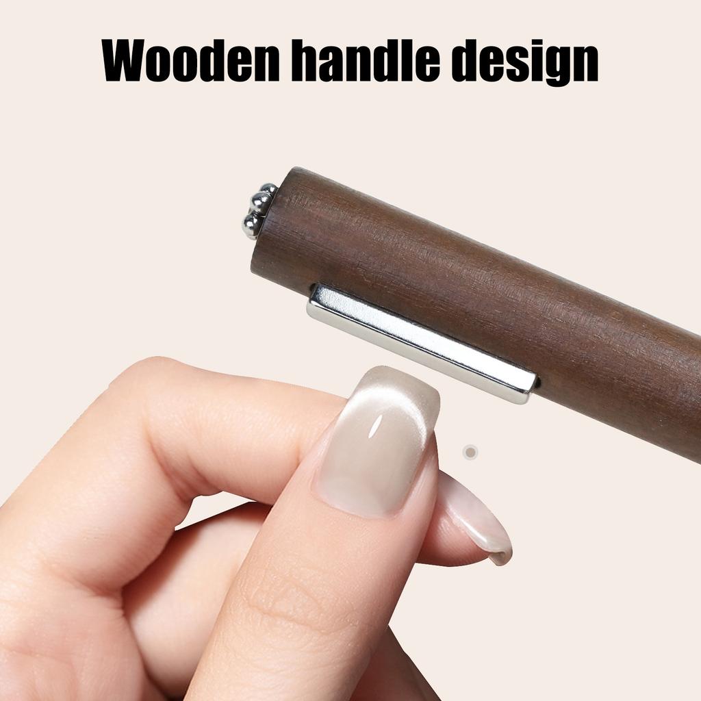 3 In 1 Magnetic Cat's Eye Gel Tool For Nail Art With Super Strong Cylinder Magnet Professional Manicure Tools