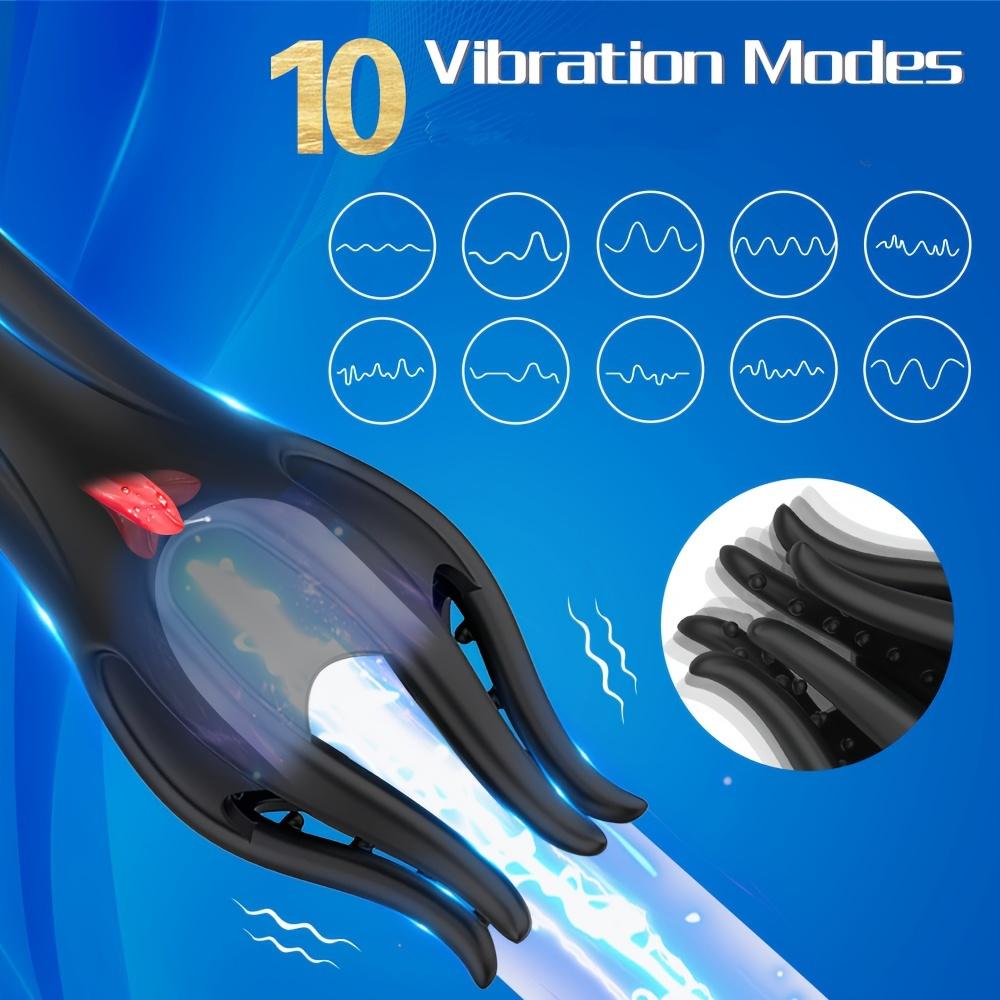 Glan Exerciser Tongue Licking Penis Massager Stimulator Male Masturbation Cup Delay Ejaculation Exerciser Adult Sex Toys for Men