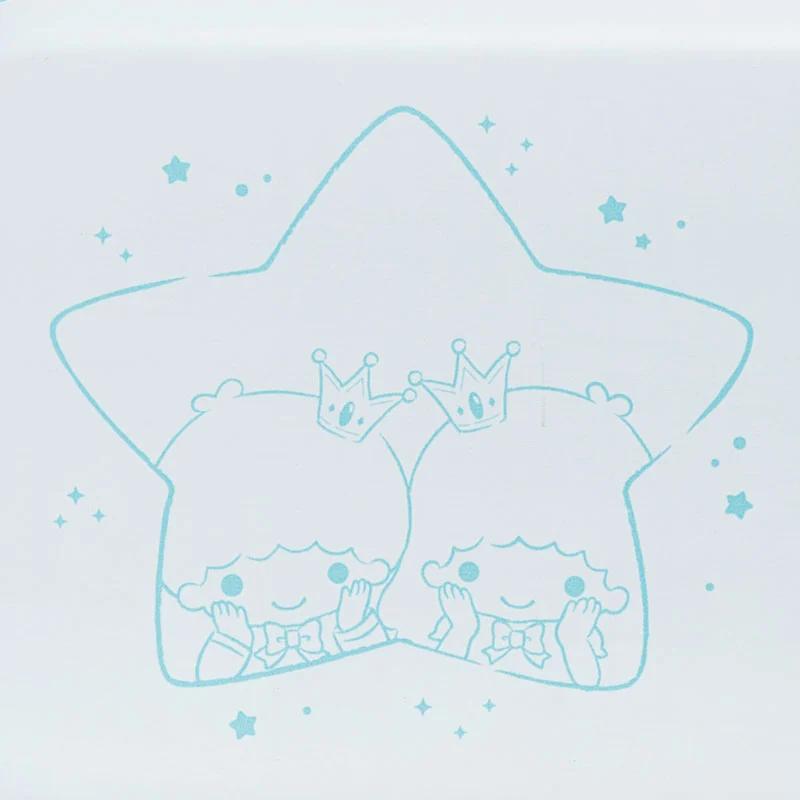 Little Twin Stars Gelová kuličková pera a originální plechové pouzdro na pera - sada (Džus Up)