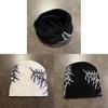 Style Winter Knitted Hat With Colorblock Pattern For Street Fashion Enthusiasts