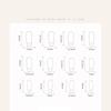 24pcs Detachable Long Ballerina False Nails Shining Rhinestones White Edge Fake Nails Full Cover French Press On Nails Women