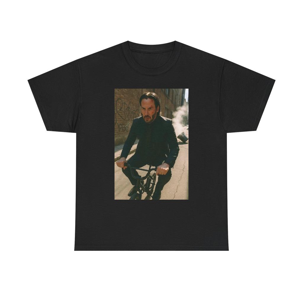 John Wick Funny Graphic T Shirt Jokes Movie Unisex Heavy Cotton Tee