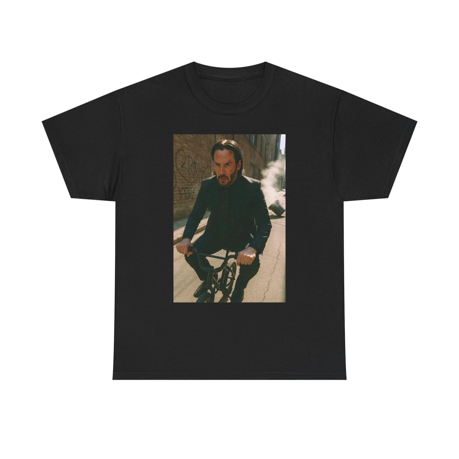 John Wick Funny Graphic T Shirt Jokes Movie Unisex Heavy Cotton Tee XXXL