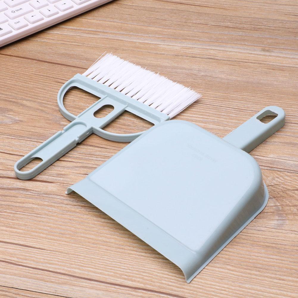 Desktop Mini Broom Dustpans Set  with Garbage Shovel Nordic Color for Household Desktop Cleaning Tools