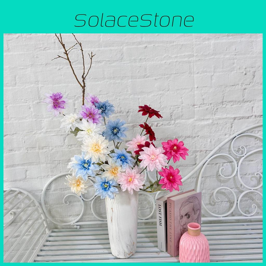 Artificial Flower Dahlia Wedding Hotel Restaurant Desktop Decoration Ornament