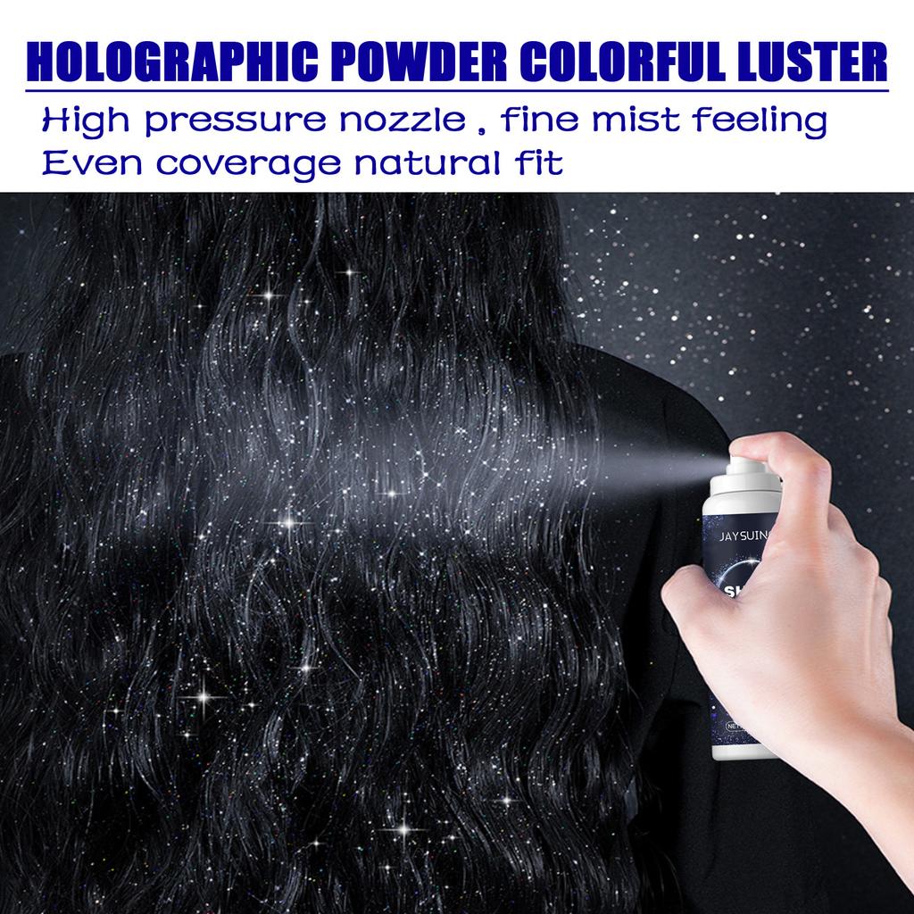 JAYSUING Shimmer Glitter Spray Collarbone Hair Party Clothes Glowing Pearl Mist
