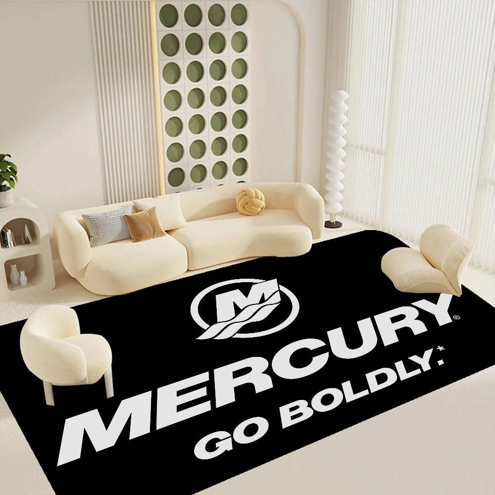 Mercury Racing Room Mats Washable Non-Slip Living Room Sofa Chairs Area Mat Kitchen Alfombra