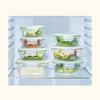 CORELLE BREEZE Rechteckiger Glas-Lebensmittelaufbewahrungsbehälter 2 Stk. (400ml) BPA frei