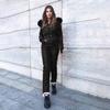 Women Fashion Casual Thick Hot Snowboard Skisuit Outdoor Sports  Zipper Ski Suit