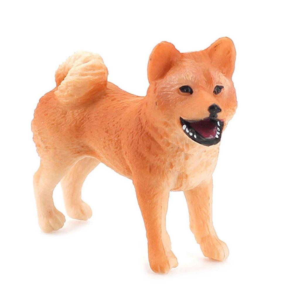 Figurky Simulace Pes Miniaturní Doplňky do pohádkové zahrady Model zvířete Mikro krajina Dětské vzdělávací Psí figurka